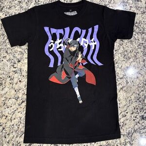 BoxLunch Naruto Shippuden Men’s Size Small Short-Sleeve Itachi Graphic T-Shirt